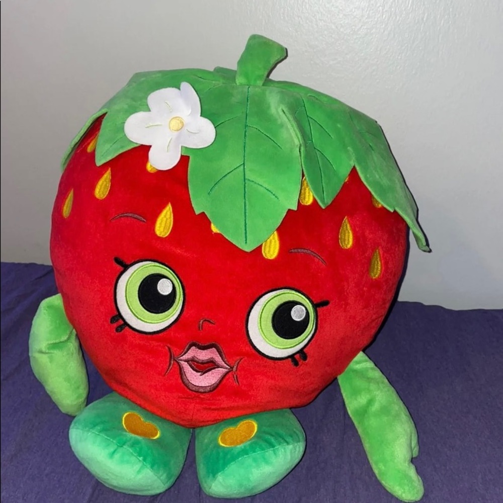 Shopkins strawberry plushie